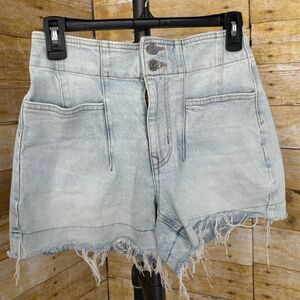 M.JEANS BY MAURICE'S HIGH RISE CASUAL CONCERT WESTERN FESTIVAL DENIM SHORTS SZ.2